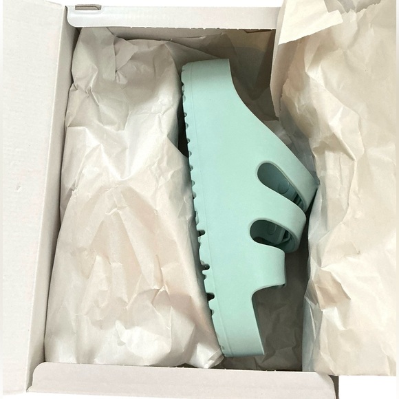 Birkenstock NWT  Women's Florida III Platform EVA sandal in Surf Green in Sz 8 - Picture 9 of 10